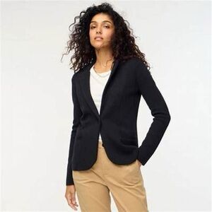 J. Crew Factory cotton sweater blazer, M